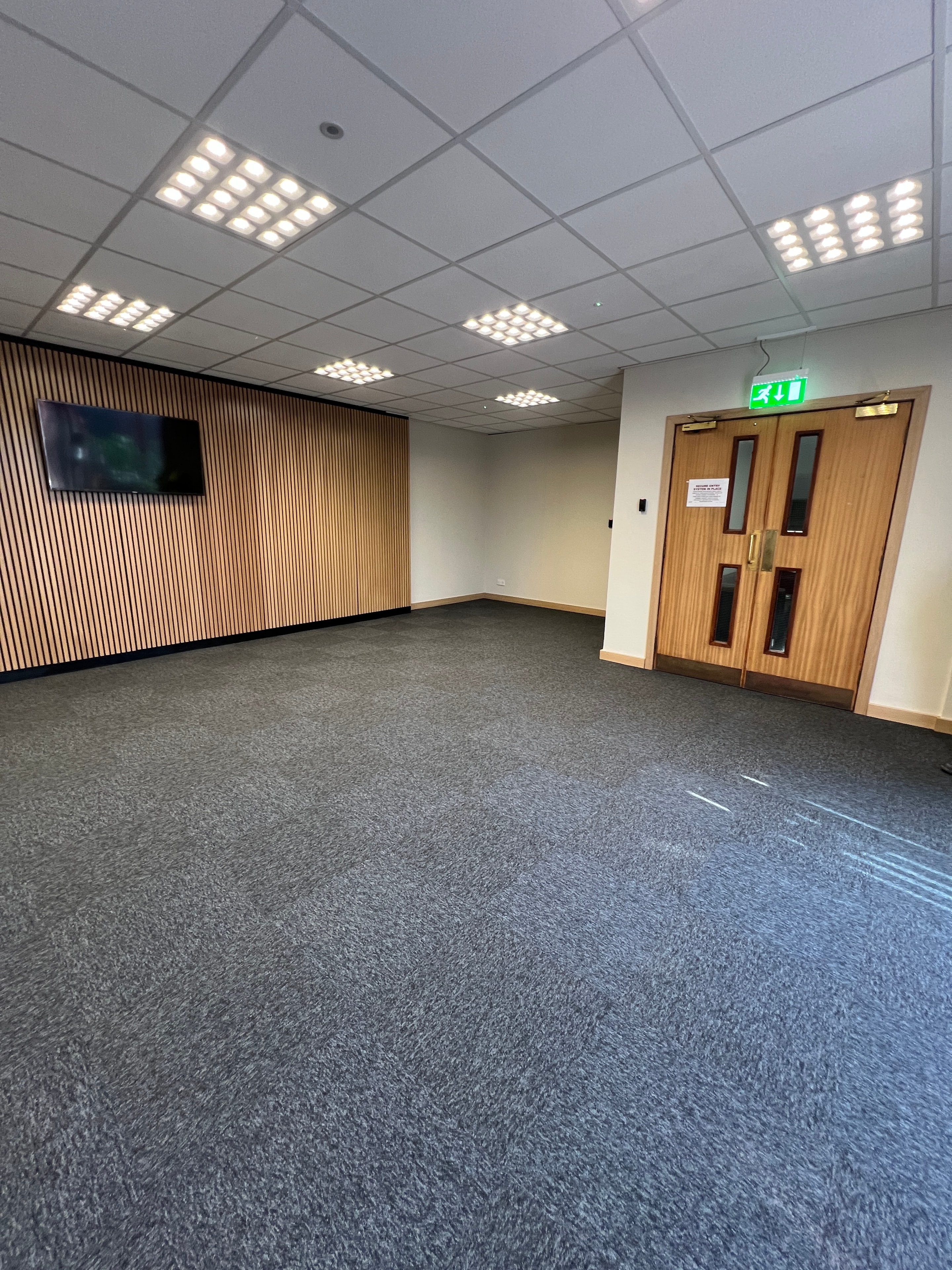 Commercial flooring installation